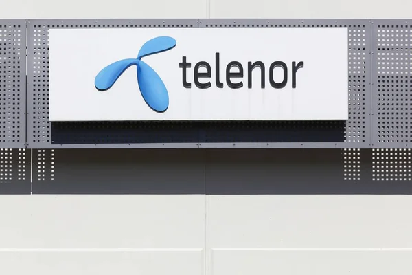 Randers Dänemark Mai 2018 Telenor Ist Ein Norwegisches Multinationales Unternehmen — Stockfoto