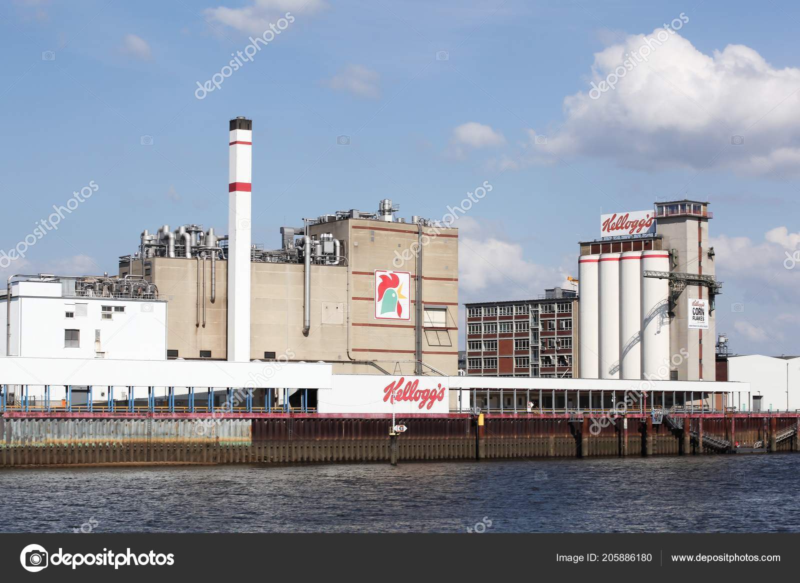 Bremen Germany July 2018 Kellogg Factory Bremen Kelloggs American Multinational Stock
