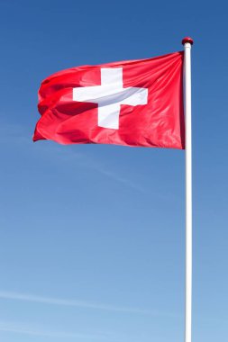 İsviçre havada sallayarak bayrak