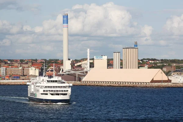 Helsingborg Sweden August 2018 View City Helsingborg Sweden Oresundskraft Power — Stock Photo, Image
