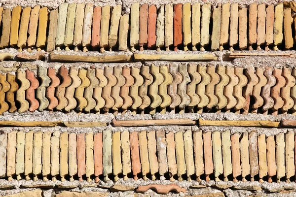 Wall Roof Tiles France — Stock Photo, Image