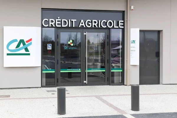 프랑스 2017 Agricole Agricole은 협동과 Agricole 은행으로 프랑스 네트워크 — 스톡 사진