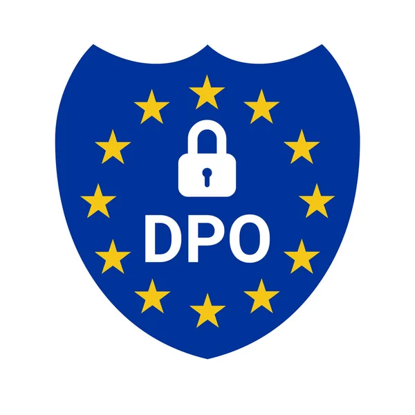 Dpo Data Protection Officer Illustration — Stock Photo, Image