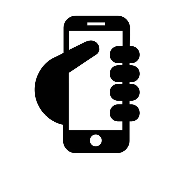 Smartphone Ikona Ilustracja Symbol — Zdjęcie stockowe
