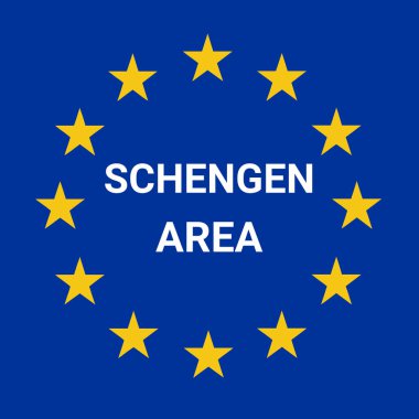 Schengen alanı sembolü şekil