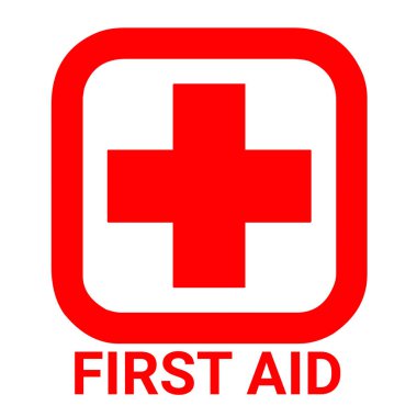 İlk yardım işareti illüstrasyon