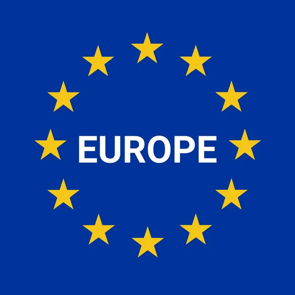Europese Unie Teken Illustratie — Stockfoto