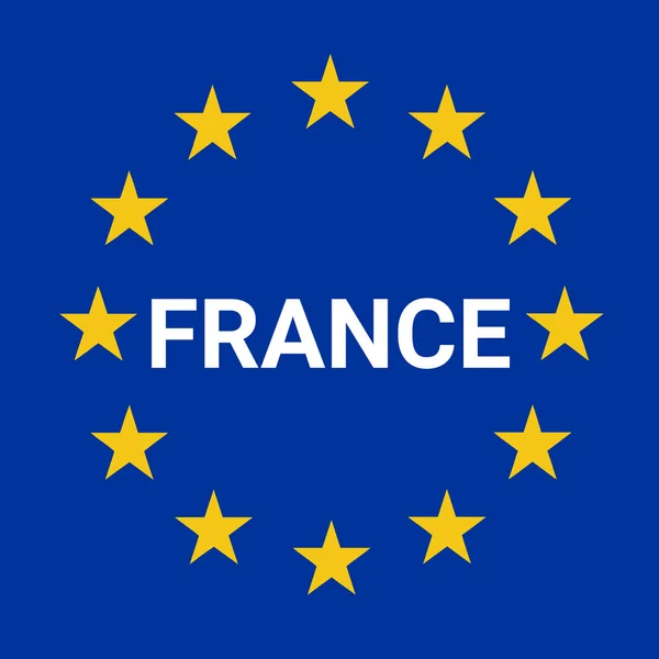 Frankreich Grenze Verkehrszeichen Illustration — Stockfoto