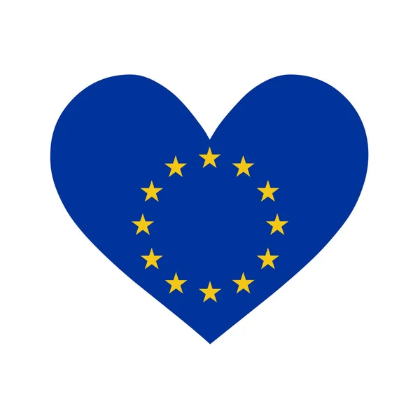 Szerelem Európa Szimbólum Illusztráció — Stock Fotó