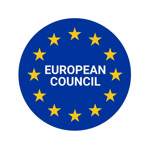 Europeiska Rådet Symbol Illustration — Stockfoto