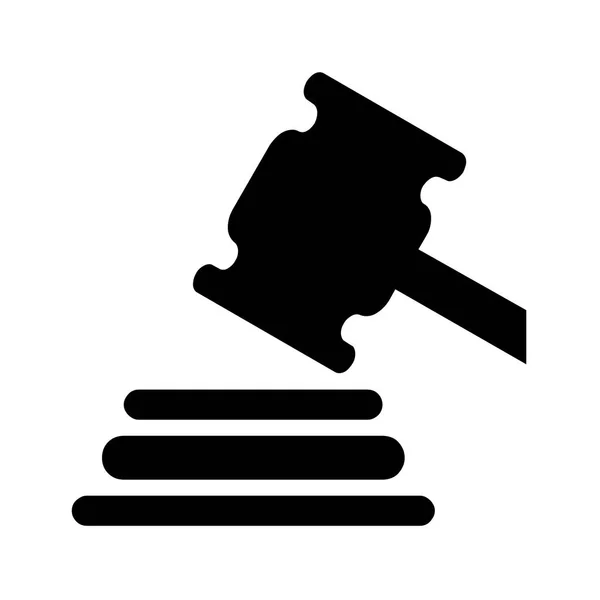 Justice Gavel Symbol Illustration — Stock Photo, Image