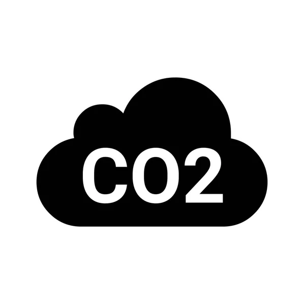 Co2 Symbol Icon White Background — Stock Photo, Image