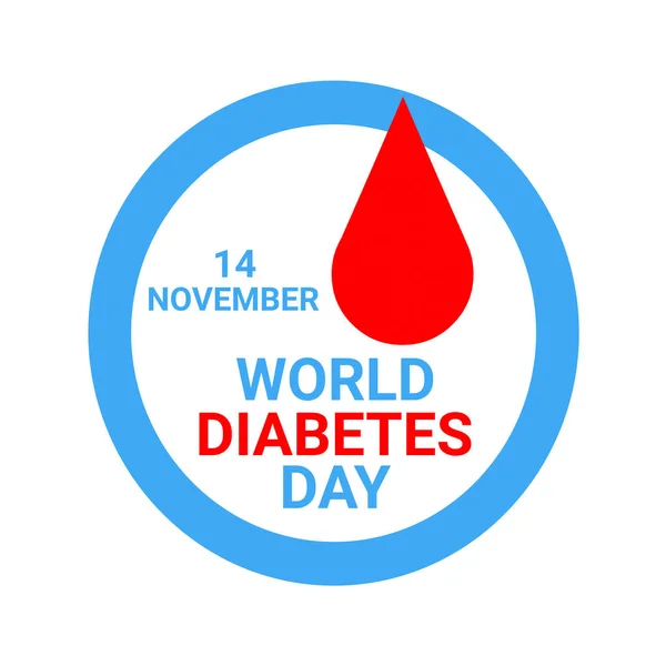 Journée Mondiale Diabète Illustration — Photo