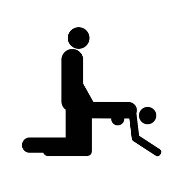 Cinsel pozisyon simge tasarlamak