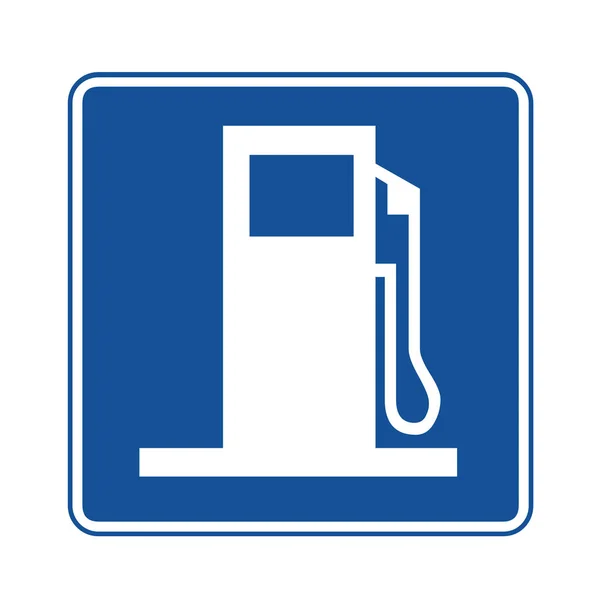 Symbol Für Tankstelle Und Zapfsäule — Stockfoto