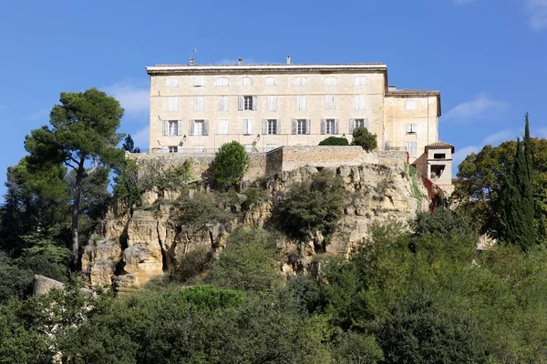 Castelo Lauris Aldeia Lauris Provença França — Fotografia de Stock