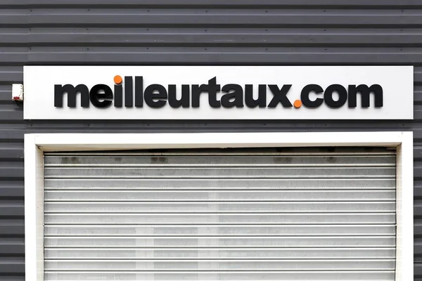 프랑스 2018 Meilleurtaux 로고를 Meilleurtaux는 모기지 부동산 회사입니다 그것은 1999 — 스톡 사진