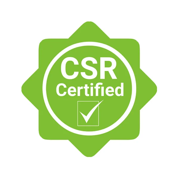 Badge Mvo Gecertificeerd Illustratie — Stockfoto