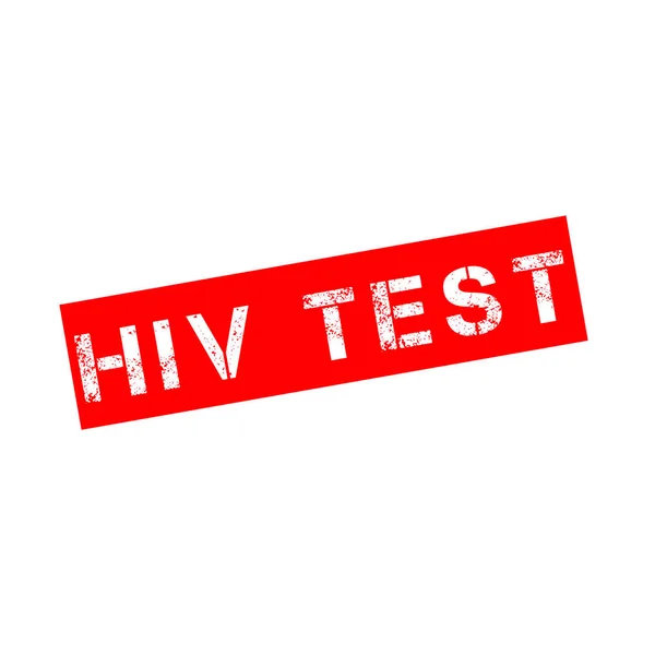 Rubber Stamp Text Hiv Test — Stock Photo, Image