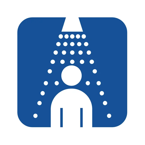 Douche Pictogram Pictogram Illustratie — Stockfoto