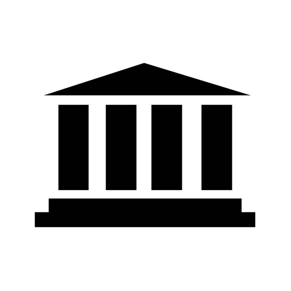 Ilustração Símbolo Ícone Tribunal — Fotografia de Stock
