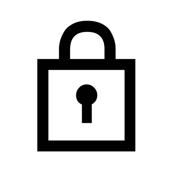 Lock Symbol Icon Illustration — Stock Photo, Image
