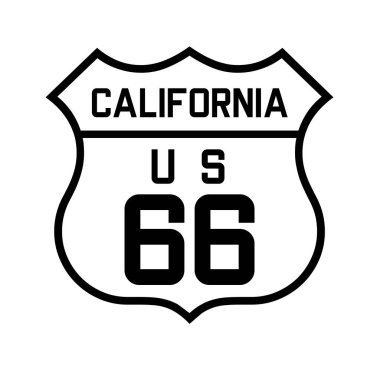 Bize rota 66 işareti California