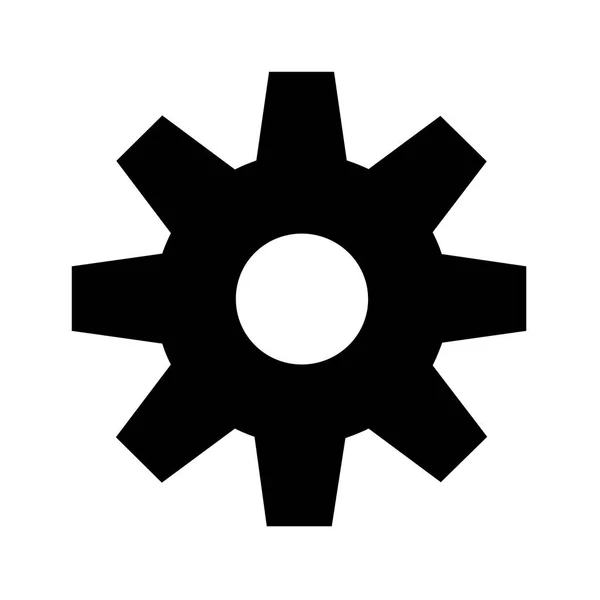 Gear Symbol Ikon Illustration — Stockfoto