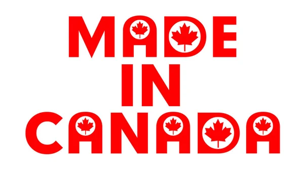 Gemaakt Canada Afbeelding — Stockfoto