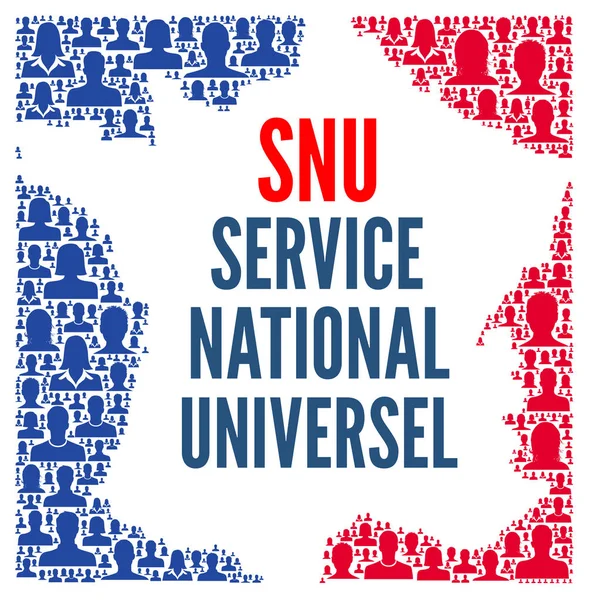 Snu Universal National Service France — Stock Photo, Image
