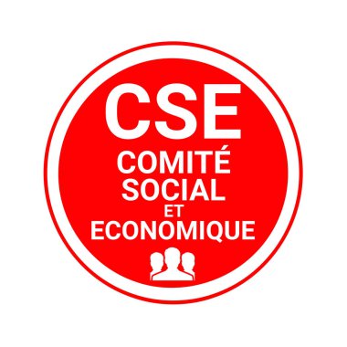 Social and Economic Committee in France called comite social et economique in French language clipart