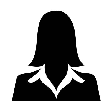 Bir kadının portresi ve silüeti. 