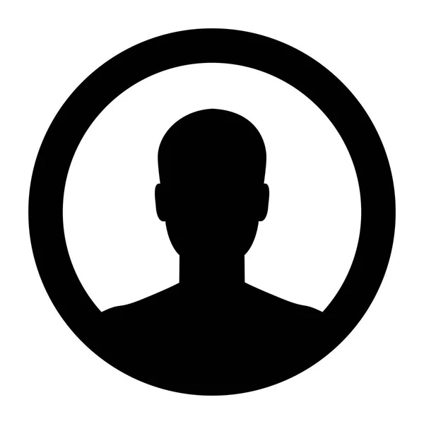 Person Symbol Icon Circle — Stock Photo, Image