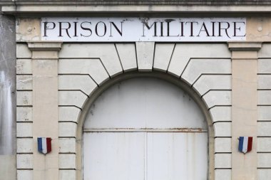 Lyon, Fransa eski Montluc askeri hapishanede girişi