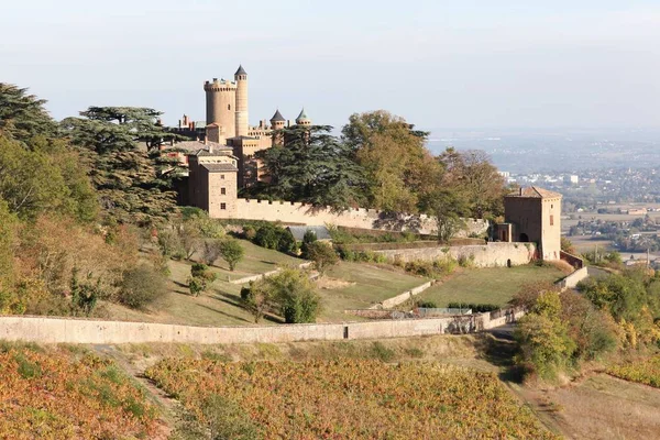 Castle Montmelas Beaujolais France — Stock Photo, Image