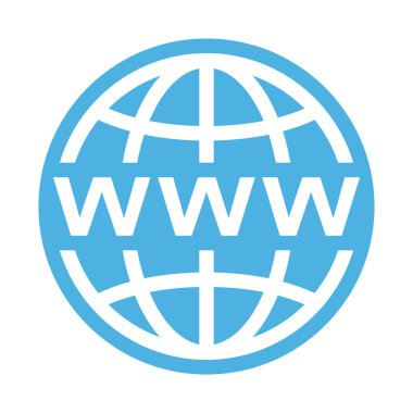 Globe ağ sembolü simgesi