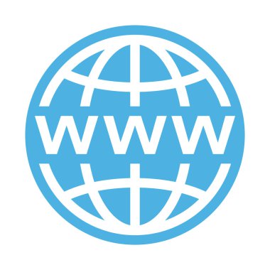 Globe network symbol icon clipart