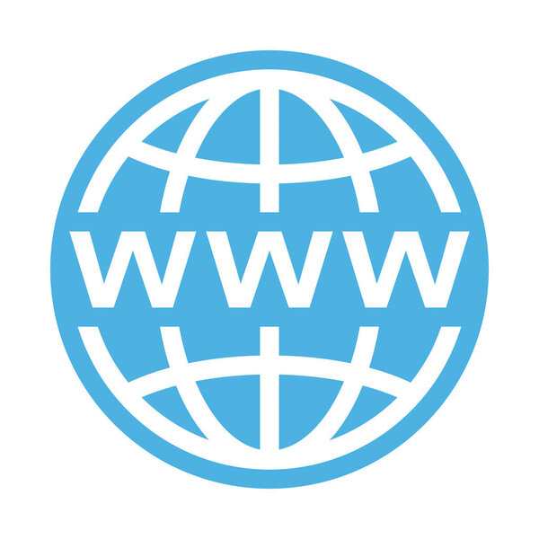 Globe network symbol icon