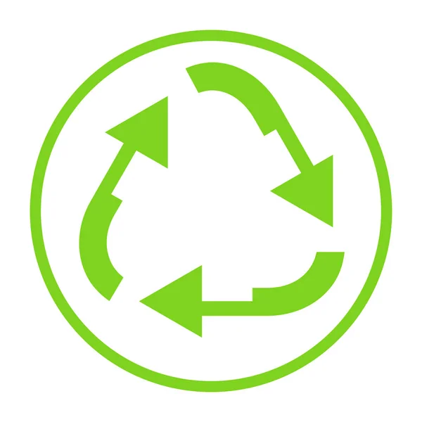 Recycle Symbol Icon Illustration — Stock Photo, Image