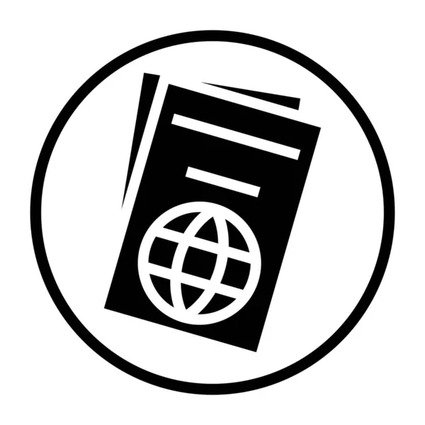 Passport Symbol Icon Illustration — Stock Photo, Image