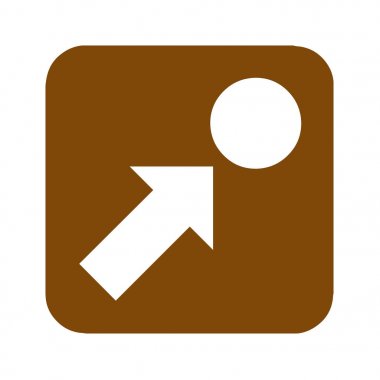 Faiz eğlence işareti kahverengi nokta 