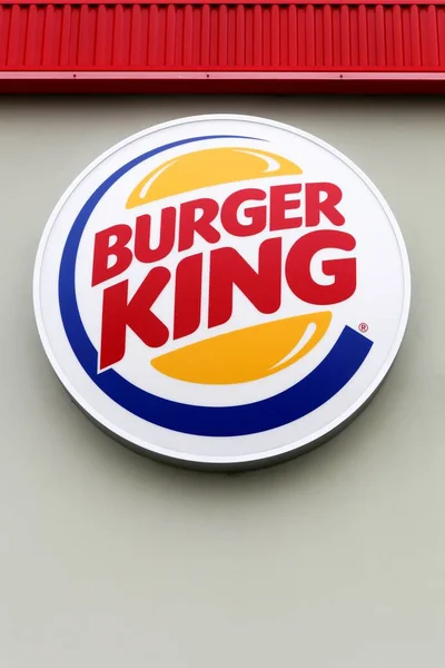 Galten Dinamarca Marzo 2019 Logo Cadena Comida Rápida Burger King — Foto de Stock