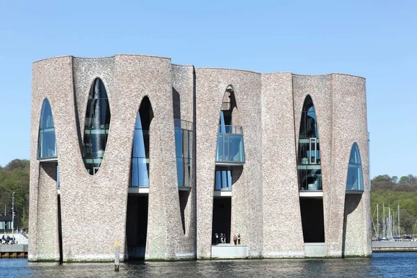 Vejle Danemark Avril 2019 Fjordenhus Est Nouveau Bâtiment Emblématique Vejle — Photo