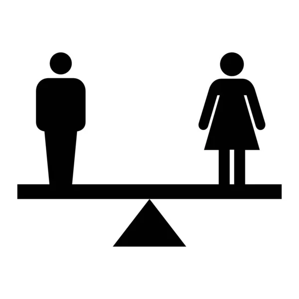 Equality Men Women Symbol — Stock Photo, Image