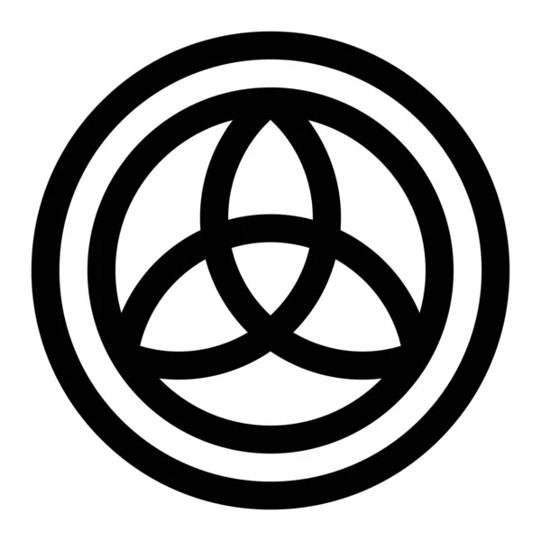 Symbol Triquetra Kruhu — Stock fotografie