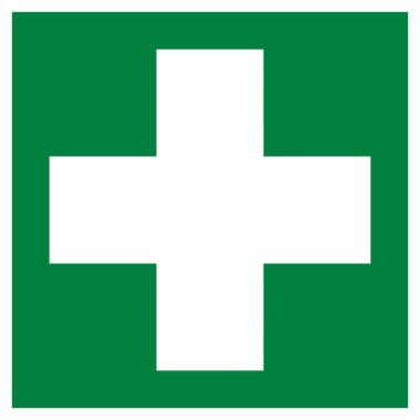 İlk yardım sembolü piktogram