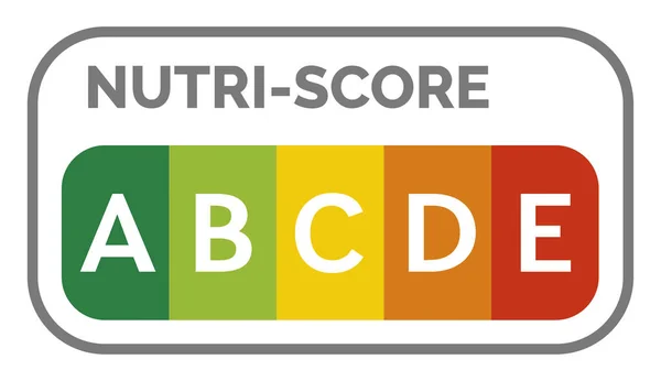 Nutri Score Label System France — Stock Photo, Image