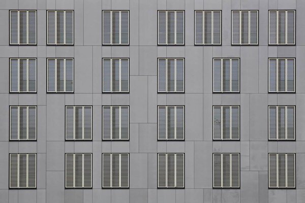 Esch sur Alzette, Luxembourg - March 8, 2015: Facade of Luxembourg Institute of Socio-Economic Research in Belval, Luxembourg