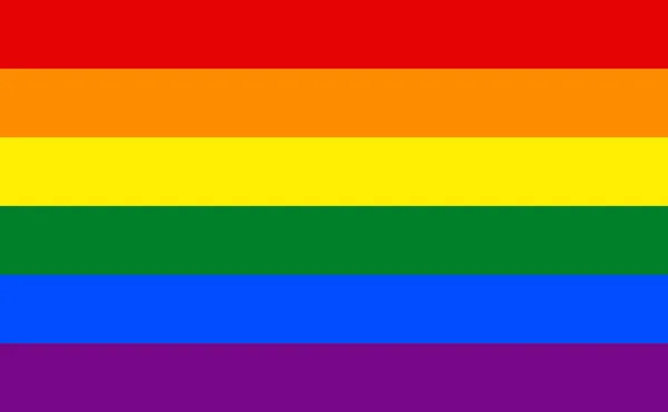 Lgbt Pride Rainbow Flag Illustration — Stock Photo, Image