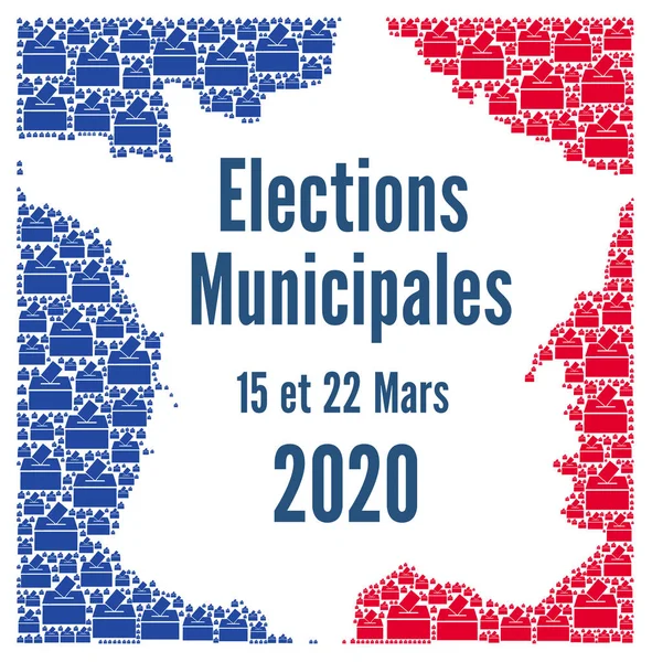 French Municipal Elections 2020 — Stock Photo, Image